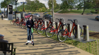 Greater University District Plan: Bike share rendering by BAED student Alexa Ringer