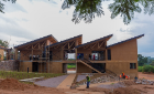 Rwanda Institute for Conservation Agriculture under construction. Photo courtesy of MASS Design Group