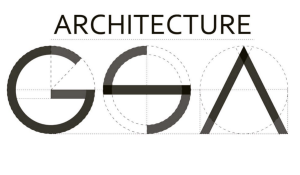 Architecture GSA text logo. 