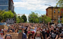 Black Lives Matter protests in Buffalo, NY, June 4, 2020. 