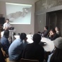 students in a classroom environment during study abroad. 