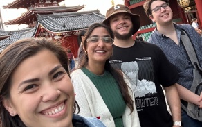 Students and faculty in Kanazawa, Japan. 
