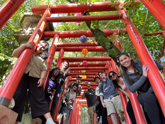 Group from UB in Kanazawa, Japan. 