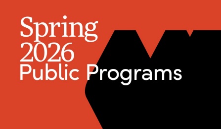 Spring 2026 Public Programs. 