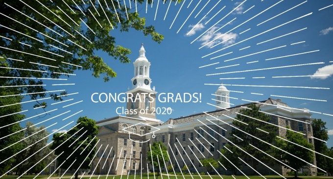 Hayes Hall. Congrats Grads! Class of 2020. 