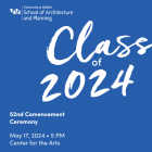 Class of 2024 Card Invitation. 