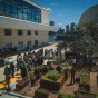 Zoom image: The United Nations’ “South Garden,” designed and built with the help of several School of Architecture and Planning alums, officially opened in July with a ceremony led by UN General Secretary Ban Ki-moon. Photo by John Gillespie 