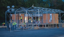 Zoom image: The GRoW Home under construction