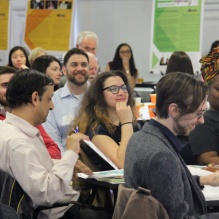 A photo of Champions for Change engaging in a workshop. 