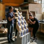 facade assembly for the Architectural Ceramic Assemblies Workshop, in Parker Hall. 