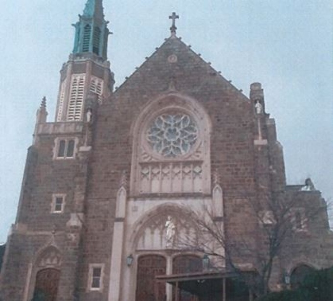 St. Joseph's University Parish facade. 