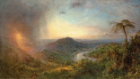 Frederic Edwin Church, Vale of St. Thomas, Jamaica, 1867, oil on canvas,48 5/16 x 84 5/8 inches,Wadsworth Atheneum, The Elizabeth Hart Jarvis Colt Collection