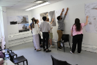Junior architecture studio review, "Building Social Infrastructure," with Seth Amman, Brian Carter, Elaine Chow, Kenneth Mackay, Jin Young Song, Bradley Wales