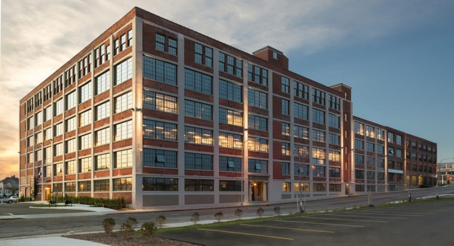 Downing and Hicks studied Savarino Companies’ 500 Seneca, a former industrial building in Buffalo that was converted into a mixed-use facility with residential, commercial and office space.