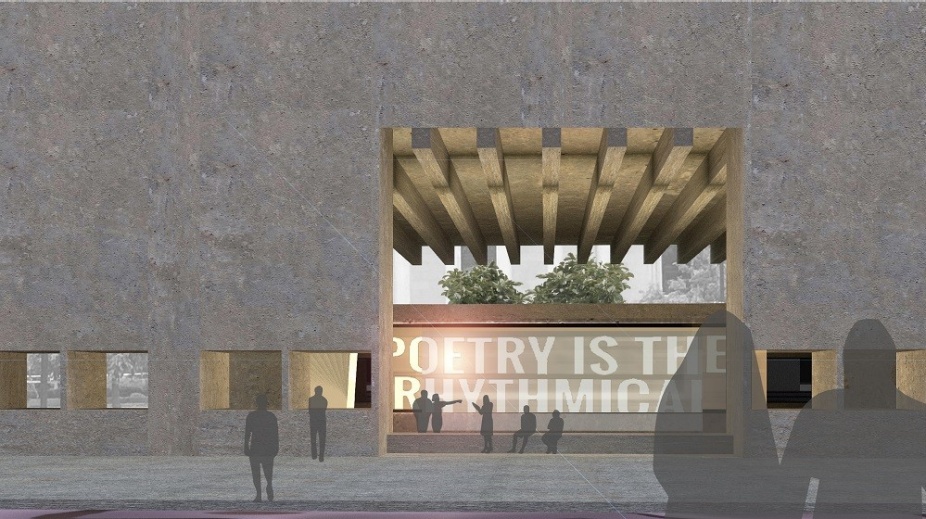 "Poetry Square," by LETÍCIA ÁVILA. 