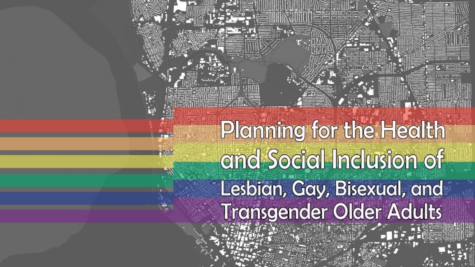 map of buffalo with rainbow banner and title of thesis. 